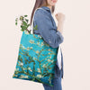Personalized Name Van Gogh Canvas Tote Bag,  Almond Blossom