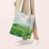 Personalized Name Van Gogh Canvas Tote Bag, Modern Shopping Bag