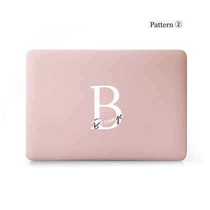 Personalized Pink Matte Macbook Hard Case, red Gray blue black clear - MinimalGadget