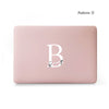 Personalized Pink Matte Macbook Hard Case, red Gray blue black clear