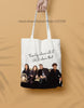 Personalized Portrait Hand illustrated Canvas Tote Bag for Family, Couple, boyfriend gift