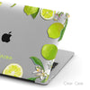 Personalized Summer Lemon, Macbook Clear Case