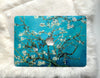 Personalized Van Gogh Macbook Hard Cover, Almond Blossom, Custom Name