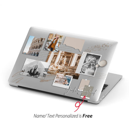 Personalized Your Photo Collage, Macbook Clear Case Memorial Gifts for couple baby pets - MinimalGadget