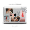 Personalized Your Photo Collage, Macbook Clear Case Memorial Gifts for couple baby pets