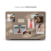 Personalized Your Photo Collage, Macbook Clear Case Memorial Gifts for couple baby pets