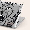 Portrait of leopard, Macbook Clear Case, Custom Name