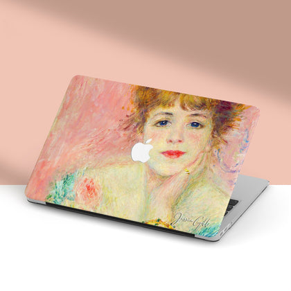 Renoir Art, Macbook Case Personalized, Actress Jeanne Samary - MinimalGadget