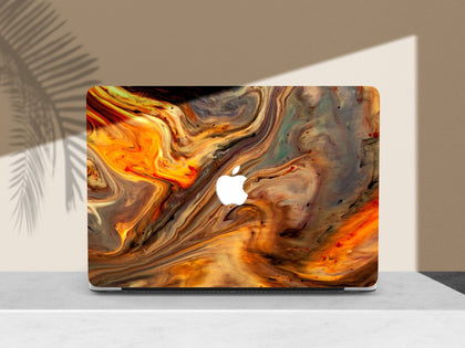 Solar Flare, Macbook Hard Cover, Personalized Liquid Art case - MinimalGadget