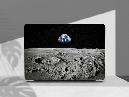 Step on Moon Macbook Hard Cover, Personalized Space Nature Art case - MinimalGadget