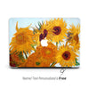 Sunflowers Van Gogh Painting, Macbook Case Hard Cover, Custom Name Case