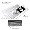 Surreal collage Macbook Black Clear Case, Vaporwave Sculpture