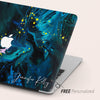 The Breed, Macbook Hard Cover, Personalized Abstract stain Liquid Art case