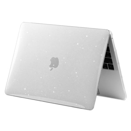 Twinkle Clear Macbook Hard Case, Personalized Glitter Case - MinimalGadget
