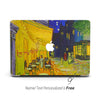 Van Gogh Art, Macbook Case Personalized Hard Cover, Cafe Terrace at Night