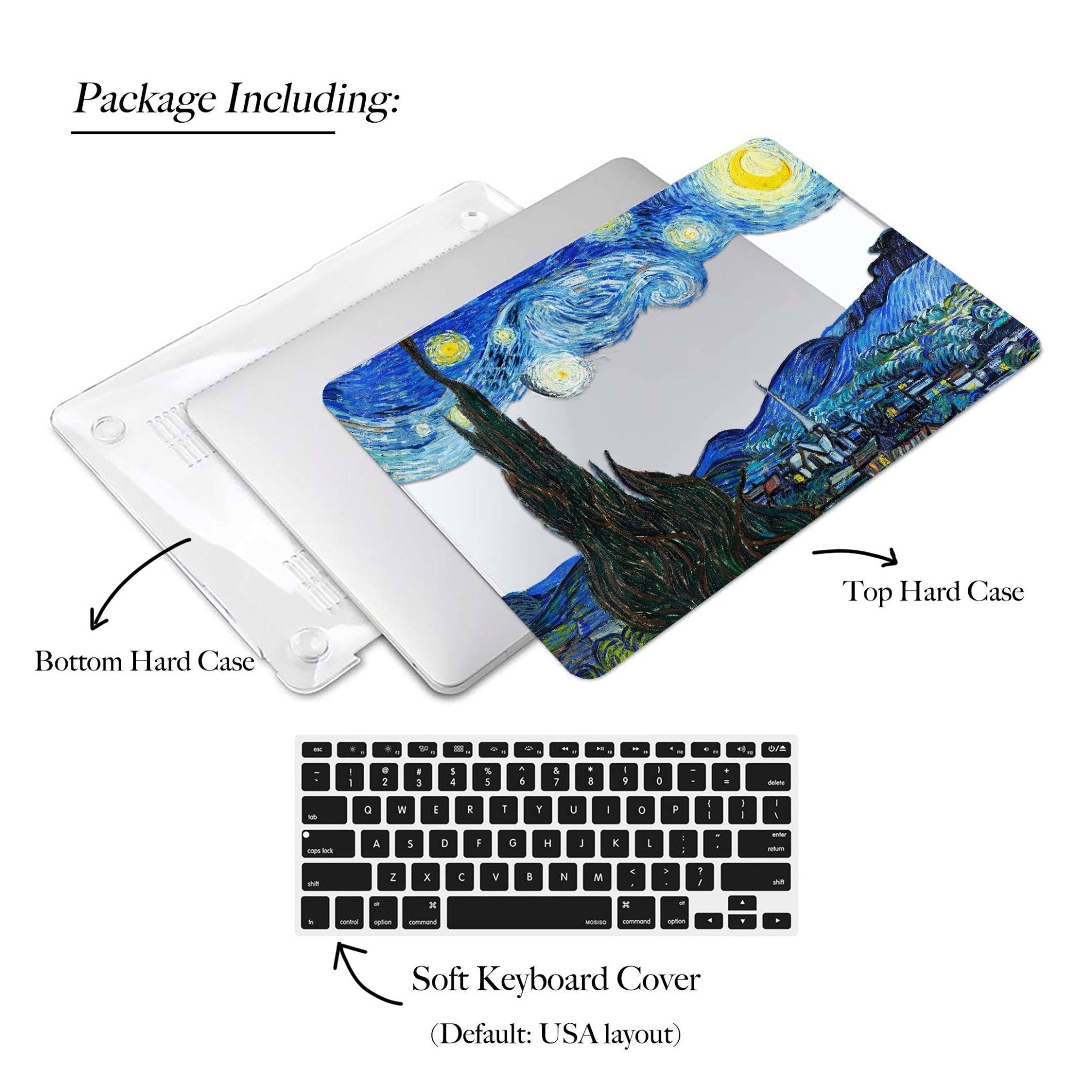 Starry night macbook outlet pro case