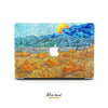 Van Gogh Macbook Hard Cover, Evening Landscape, Custom Name CASE
