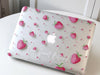 Watercolour Strawberry, Clear Macbook Hard Case, Custom name