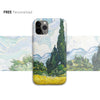 Wheat Field Cypresses Van Gogh Painting Phone Case